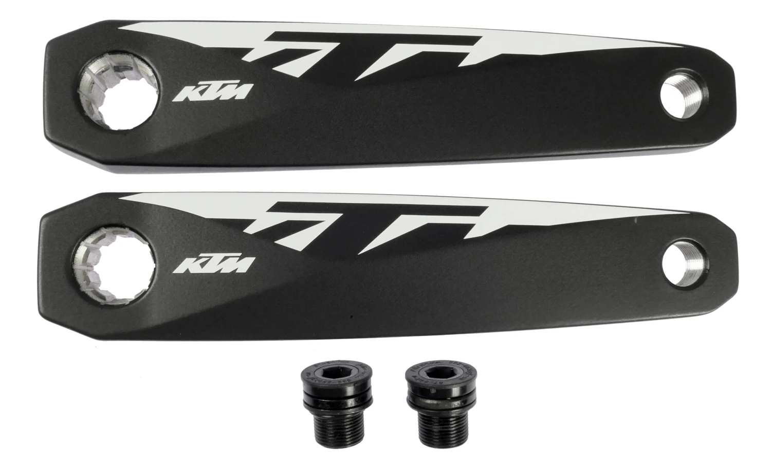 KTM Kurbel Set Macina - Kappa ISIS KTM Kurbel Set Macina - Kappa ISIS -Shimano Fahrradladen ktm kurbel set macina kappa isis matt schwarz 160mm q8 schwarz weiss scaled