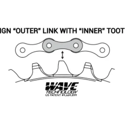 Praxis Works Wave™ Tech MTB Kettenblatt Stahl | Lochkreis 104 -Shimano Fahrradladen praxis works wave tech kettenblatt 104 mm stahl montage