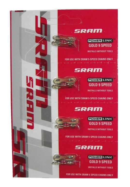 SRAM Kettenverschlussglied Power Link 9-fach gold SRAM Kettenverschlussglied Power Link 9-fach Gold -Shimano Fahrradladen sram kettenverschlussglied power link 9 fach gold 829190 3547